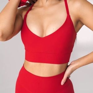 Vitality (Balance Athletica) Adapt Sports Bra in Ruby